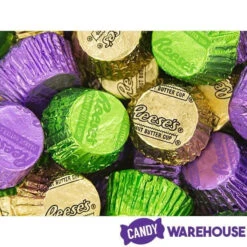 Reese's Peanut Butter Cups Color Combo - Purple, Green And Gold: 600-Piece Box -Candy World Shop reese s peanut butter cups color combo purple green and gold 600 piece box candy warehouse 5