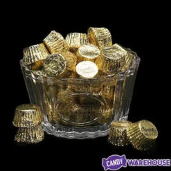 Reese's Peanut Butter Cups Miniatures - Gold: 200-Piece Bag -Candy World Shop reese s peanut butter cups miniatures gold 200 piece bag candy warehouse 3