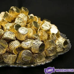 Reese's Peanut Butter Cups Miniatures - Gold: 200-Piece Bag -Candy World Shop reese s peanut butter cups miniatures gold 200 piece bag candy warehouse 4