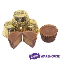 Reese's Peanut Butter Cups Miniatures - Gold: 200-Piece Bag -Candy World Shop reese s peanut butter cups miniatures gold 200 piece bag candy warehouse 5