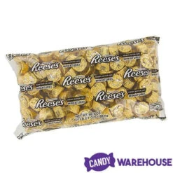 Reese's Peanut Butter Cups Miniatures - Gold: 200-Piece Bag -Candy World Shop reese s peanut butter cups miniatures gold 200 piece bag candy warehouse 7