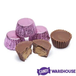 Reese's Peanut Butter Cups Miniatures - Pink: 200-Piece Bag -Candy World Shop reese s peanut butter cups miniatures pink 200 piece bag candy warehouse 6