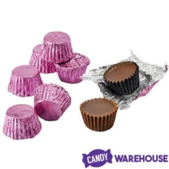 Reese's Peanut Butter Cups Miniatures - Pink: 200-Piece Bag -Candy World Shop reese s peanut butter cups miniatures pink 200 piece bag candy warehouse 7