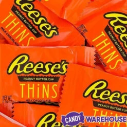 Reese's Thins Milk Chocolate Peanut Butter Cups Candy: 7.37-Ounce Bag -Candy World Shop reese s thins milk chocolate peanut butter cups candy 7 37 ounce bag candy warehouse 3
