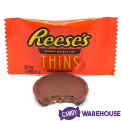Reese's Thins Milk Chocolate Peanut Butter Cups Candy: 7.37-Ounce Bag -Candy World Shop reese s thins milk chocolate peanut butter cups candy 7 37 ounce bag candy warehouse 4