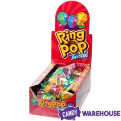 Ring Pops - Twisted: 24-Piece Box -Candy World Shop ring pops twisted 24 piece box candy warehouse 3 04880948 576a 440c a039 e572ac6aaea1