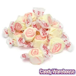 Salt Water Taffy - Strawberry Cheesecake: 2.5LB Bag -Candy World Shop salt water taffy strawberry cheesecake 2 5lb bag candy warehouse 4