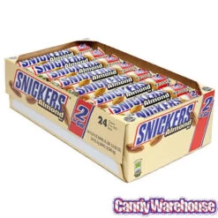 Snickers Almond King Size Candy Bars: 24-Piece Box -Candy World Shop snickers almond king size candy bars 24 piece box candy warehouse 3