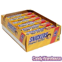 Snickers Peanut Butter Squared King Size Candy Bars: 18-Piece Box -Candy World Shop snickers peanut butter squared king size candy bars 18 piece box candy warehouse 3