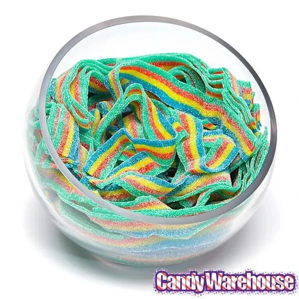 Sour Power Belts Candy - 4 Flavor Rainbow: 3KG Bag 5 Sour Power Belts Candy - 4 Flavor Rainbow: 3KG Bag - Image 3