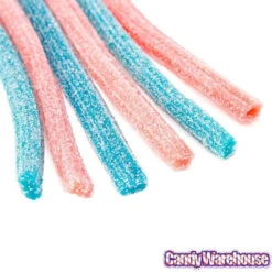 Sour Power Straws Cotton Candy Packs: 24-Piece Box -Candy World Shop sour power straws cotton candy packs 24 piece box candy warehouse 2