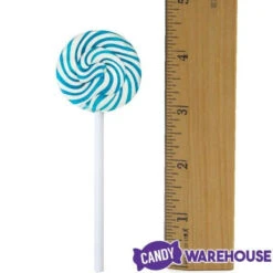 Squiggly Pops Petite Swirl Lollipops - Blue Raspberry: 24-Piece Jar -Candy World Shop squiggly pops petite swirl lollipops blue raspberry 24 piece jar candy warehouse 3 83c452b4 d5aa 40b0 a8b5 206dfa63f11a