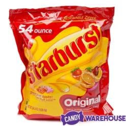 Starburst Fruit Chews Candy: 3LB Bag -Candy World Shop starburst fruit chews candy 3lb bag candy warehouse 6