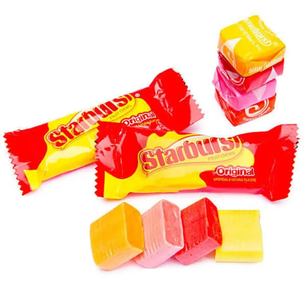 Starburst Fruit Chews Candy Fun Size Packs: 25LB Case 3 Starburst Fruit Chews Candy Fun Size Packs: 25LB Case