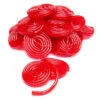 Strawberry Red Licorice Wheels: 2KG Bag -Candy World Shop strawberry red licorice wheels 2kg bag candy warehouse 1