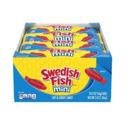 Swedish Fish Candy 2-Ounce Packs: 24-Piece Box -Candy World Shop swedish fish candy 2 ounce packs 24 piece box candy warehouse 5