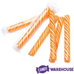 Sweet Spindles Mini Hard Candy Sticks - Orange: 50-Piece Jar -Candy World Shop sweet spindles mini hard candy sticks orange 50 piece jar candy warehouse 3