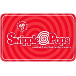 Swipple Pops Petite Swirl Ripple Lollipops - Red Cherry: 60-Piece Tub -Candy World Shop swipple pops petite swirl ripple lollipops red cherry 60 piece tub candy warehouse 4