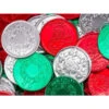 Thompson Foiled Milk Chocolate Christmas Coins: 5LB Bag 2 Thompson Foiled Milk Chocolate Christmas Coins: 5LB Bag -Candy World Shop thompson foiled milk chocolate christmas coins 5lb bag candy warehouse 1