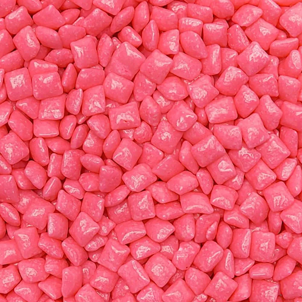 Tiny Chicle Squares Chewing Gum - Pink: 1.5LB Jar 3 Tiny Chicle Squares Chewing Gum - Pink: 1.5LB Jar