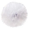 Tissue Paper 14-Inch Pom Pom - White -Candy World Shop tissue paper 14 inch pom pom white candy warehouse 1