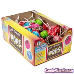 Tootsie Pops - Fun Flavors Assortment: 100-Piece Box -Candy World Shop tootsie pops fun flavors assortment 100 piece box candy warehouse 5