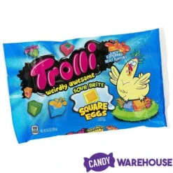Trolli Sour Brite Square Eggs Gummy Candy: 9.5-Ounce Bag -Candy World Shop trolli sour brite square eggs gummy candy 9 5 ounce bag candy warehouse 5
