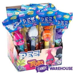Trolls PEZ Candy Packs: 12-Piece Display 7 Trolls PEZ Candy Packs: 12-Piece Display -Candy World Shop trolls pez candy packs 12 piece display candy warehouse 3