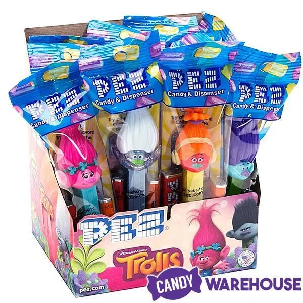 Trolls PEZ Candy Packs: 12-Piece Display 5 Trolls PEZ Candy Packs: 12-Piece Display - Image 3