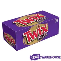 Twix Dark Chocolate Candy Bars: 36-Piece Box 13 Twix Dark Chocolate Candy Bars: 36-Piece Box -Candy World Shop twix dark chocolate candy bars 36 piece box candy warehouse 6