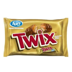 Twix Fun Size Candy Bars: 18-Piece Bag -Candy World Shop twix fun size candy bars 18 piece bag candy warehouse 3