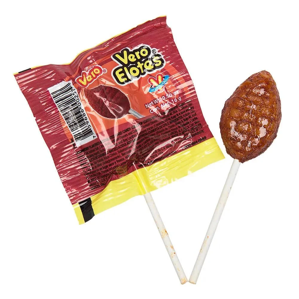 Vero Elotes Chili Lollipops: 40-Piece Bag 3 Vero Elotes Chili Lollipops: 40-Piece Bag