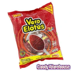Vero Elotes Chili Lollipops: 40-Piece Bag 7 Vero Elotes Chili Lollipops: 40-Piece Bag -Candy World Shop vero elotes chili lollipops 40 piece bag candy warehouse 3