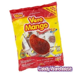 Vero Mango Chili Lollipops: 40-Piece Bag -Candy World Shop vero mango chili lollipops 40 piece bag candy warehouse 3