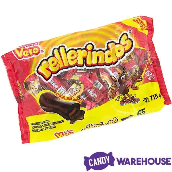 Vero Rellerindos Chili Filled Tamarind Hard Candy: 65-Piece Bag 5 Vero Rellerindos Chili Filled Tamarind Hard Candy: 65-Piece Bag - Image 3