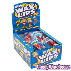 Wax Lips Candy: 24-Piece Box -Candy World Shop wax lips candy 24 piece box candy warehouse 3 7f290e5d 00fa 41fe a85c 650f8c91a54f