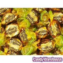 Werther's Original Caramel Apple Filled Hard Candy: 4LB Box -Candy World Shop werther s original caramel apple filled hard candy 4lb box candy warehouse 3