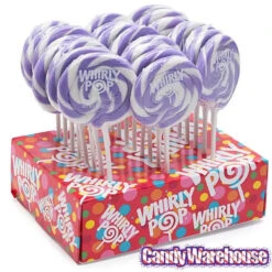 Whirly Pop 1.5-Ounce Swirl Suckers - Lavender Purple: 24-Piece Display -Candy World Shop whirly pop 1 5 ounce swirl suckers lavender purple 24 piece display candy warehouse 5 dbd8a87f c234 4430 909d 733283ab8de4