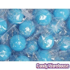 Wrapped 1-Inch Gumballs - Caribbean Blue: 200-Piece Bag -Candy World Shop wrapped 1 inch gumballs caribbean blue 200 piece bag candy warehouse 2
