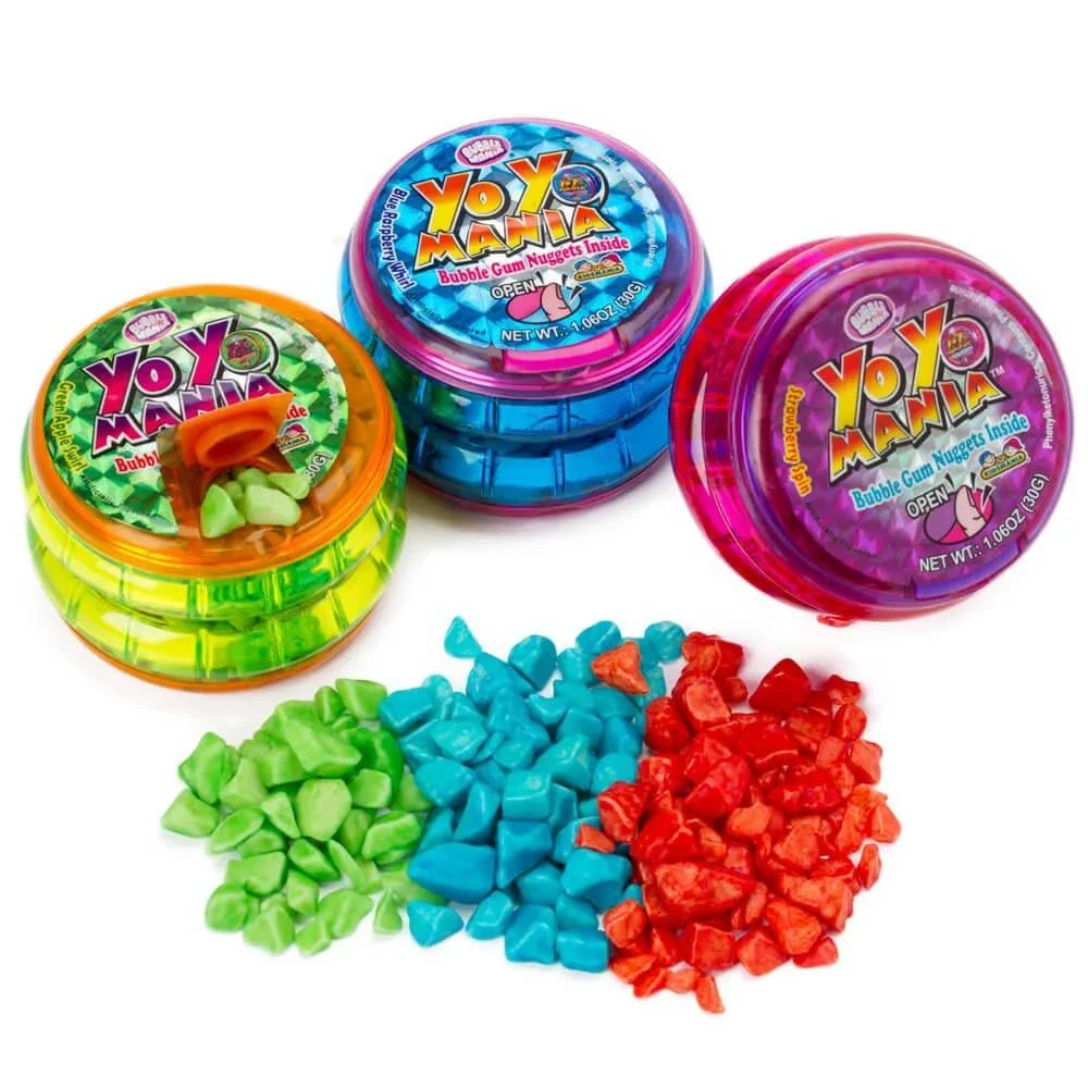 Yo-Yo Mania Bubble Gum Dispensers: 12-Piece Box 3 Yo-Yo Mania Bubble Gum Dispensers: 12-Piece Box
