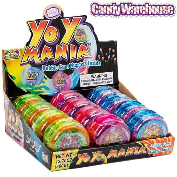 Yo-Yo Mania Bubble Gum Dispensers: 12-Piece Box 4 Yo-Yo Mania Bubble Gum Dispensers: 12-Piece Box - Image 2