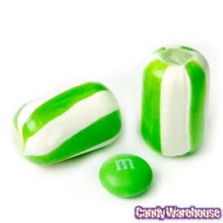 YumJunkie Sassy Cylinders Lime Green Striped Hard Candy: 5LB Bag -Candy World Shop yumjunkie sassy cylinders lime green striped hard candy 5lb bag candy warehouse 4