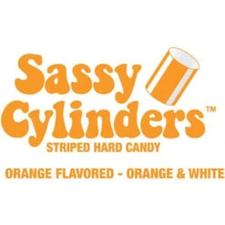 YumJunkie Sassy Cylinders Orange Striped Hard Candy: 5LB Bag 8 YumJunkie Sassy Cylinders Orange Striped Hard Candy: 5LB Bag -Candy World Shop yumjunkie sassy cylinders orange striped hard candy 5lb bag candy warehouse 3