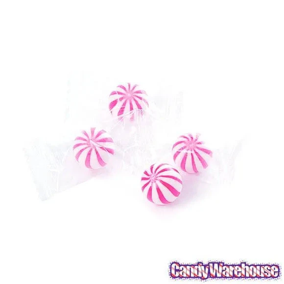 YumJunkie Sassy Spheres Strawberry Pink Striped Candy Balls - Petite: 5LB Bag 3 YumJunkie Sassy Spheres Strawberry Pink Striped Candy Balls - Petite: 5LB Bag