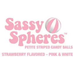 YumJunkie Sassy Spheres Strawberry Pink Striped Candy Balls - Petite: 5LB Bag 12 YumJunkie Sassy Spheres Strawberry Pink Striped Candy Balls - Petite: 5LB Bag -Candy World Shop yumjunkie sassy spheres strawberry pink striped candy balls petite 5lb bag candy warehouse 4
