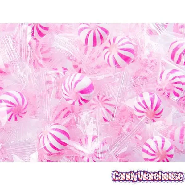 YumJunkie Sassy Spheres Strawberry Pink Striped Candy Balls - Petite: 5LB Bag 7 YumJunkie Sassy Spheres Strawberry Pink Striped Candy Balls - Petite: 5LB Bag - Image 5