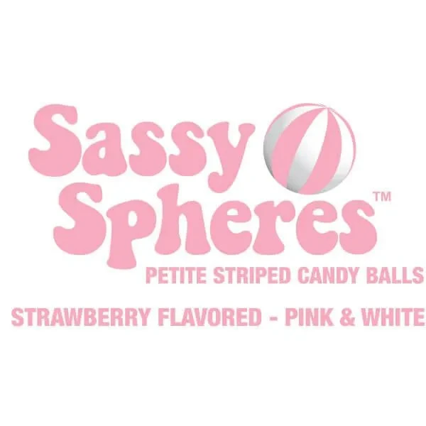 YumJunkie Sassy Spheres Strawberry Pink Striped Candy Balls - Petite: 5LB Bag 8 YumJunkie Sassy Spheres Strawberry Pink Striped Candy Balls - Petite: 5LB Bag - Image 6